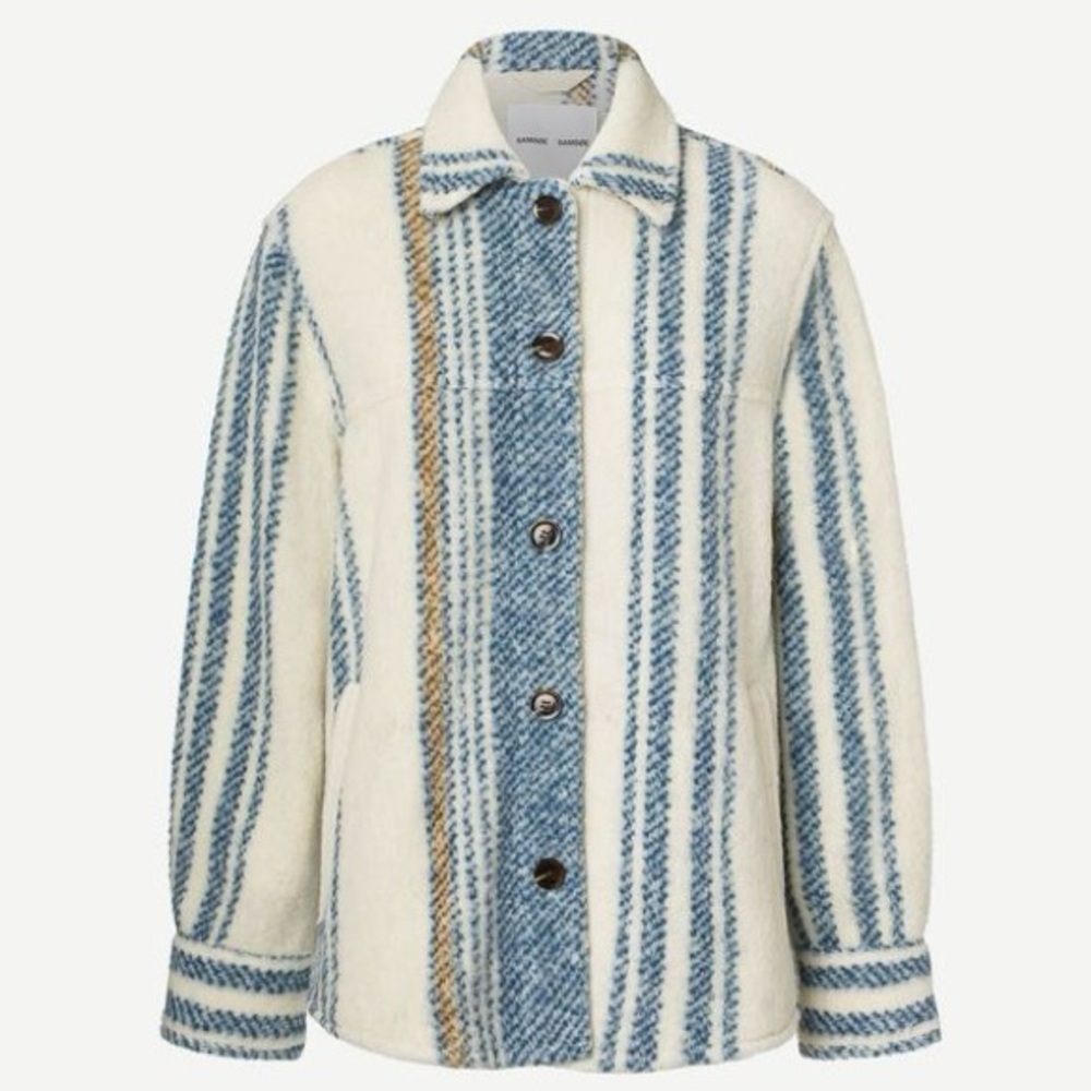 Samsøe Samsøe Rosa Wool Shirt Jacket XS - Picture 13 of 13